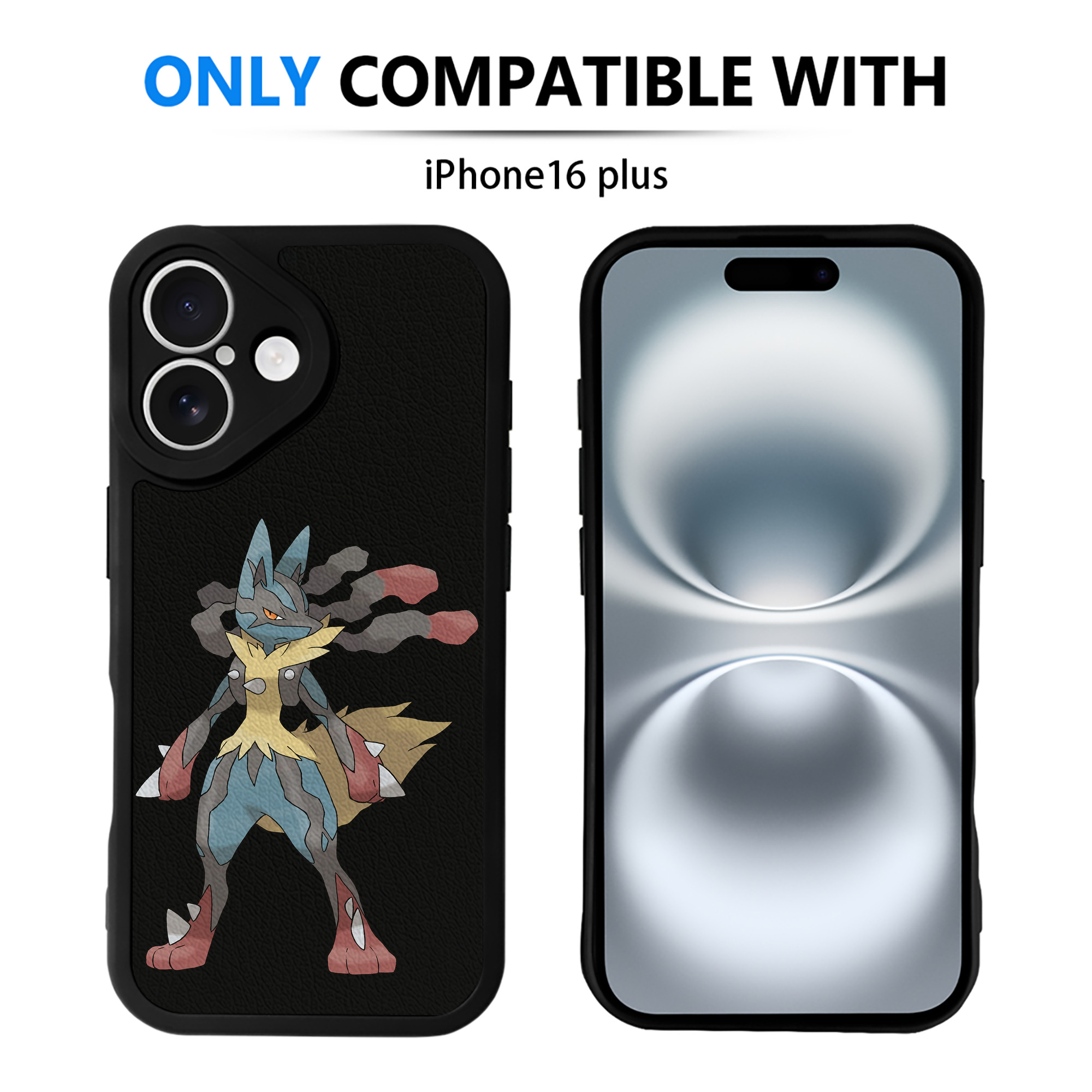 （画像用） ポケットモンスター Pokémon 【iPhone 16シリーズ対応】シリコンスマホケース（レザー調） 材質：シリコン